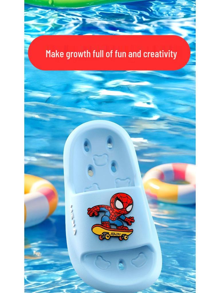 Kids' Summer Non-Slip EVA Bathing Sandals 2025: Two-Way Design for Boys and Girls