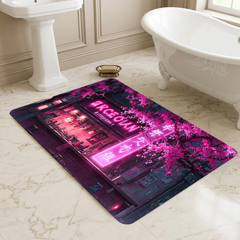Neon Dreams Living Room Nonslip Area Rug Soft Carpet For Bedroom Game Playroom Sofa Office Home Decor Doormat Christmas Gift C92982
