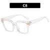 1PC  New Square Frame Sunglasses Fashion Ins Glasses Female Concave Design