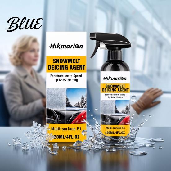 Safe for Glass Windshield Windows Melting Spray Car Ice Metal Surfaces 120ml De-Icer Mirrors Winter