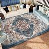 American Style Blue Persia Carpet Living Room Decoration Sofa Table Area Rugs Easy Clean Bedroom Cloakroom Floor Mat Non-slip