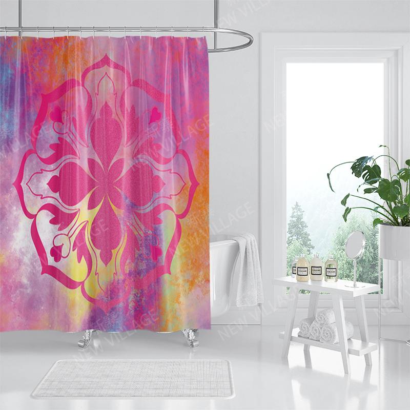 Mandala Corturi de duș din material impermeabil Accesorii pentru perdea de baie Perdea de baie 180x200cm 240*200cm decorațiune boho vintage