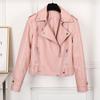 Slim Women PU  Leather Jacket Casual Biker Motorcycle Jackets Female Punk Streetwear Spring Autumn Coat