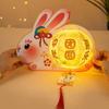 Hanging Mid-Autumn Festival Lantern Luminous Handheld Luminous Lantern Rabbit Lantern  Chidlren