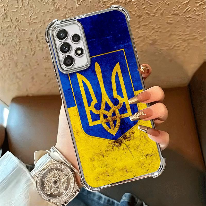 Ukraine Aesthetic Soft Phone Case For Samsung A17 A27 A07 A37 A57 A16 A56 A15 A55 A14 A54 A13 A53 A26 A36 A25 A35 A24 A34 A23 A3