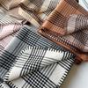 New Overlock Versatile Plaid Scarf for Women Autumn and Winter High End Atmosphere with Coat and Warm Scarf
