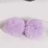 10pcs Rabbit Hair Ball 5.5cm Pompoms for Keychain DIY Bag Charm Plush Ball Applique Material Cap Hat Gloves Accessories