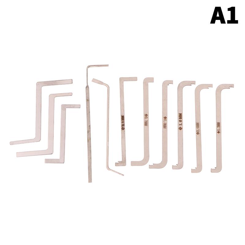 

6/11 шт. Высококачественный практичный набор инструментов для вскрытия замков, сменный инструмент для поворота / двусторонний натяжитель, аварийные инструменты 11pcs