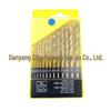 13-Piece Titanium Twist Drill Set 1.5-6.5mm for Wood & Plastic