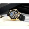 FORSINING Men's Luxury Automatic Mechanical Watch Leather Strap Automatic Tourbillon Hollow Mechanical Watch