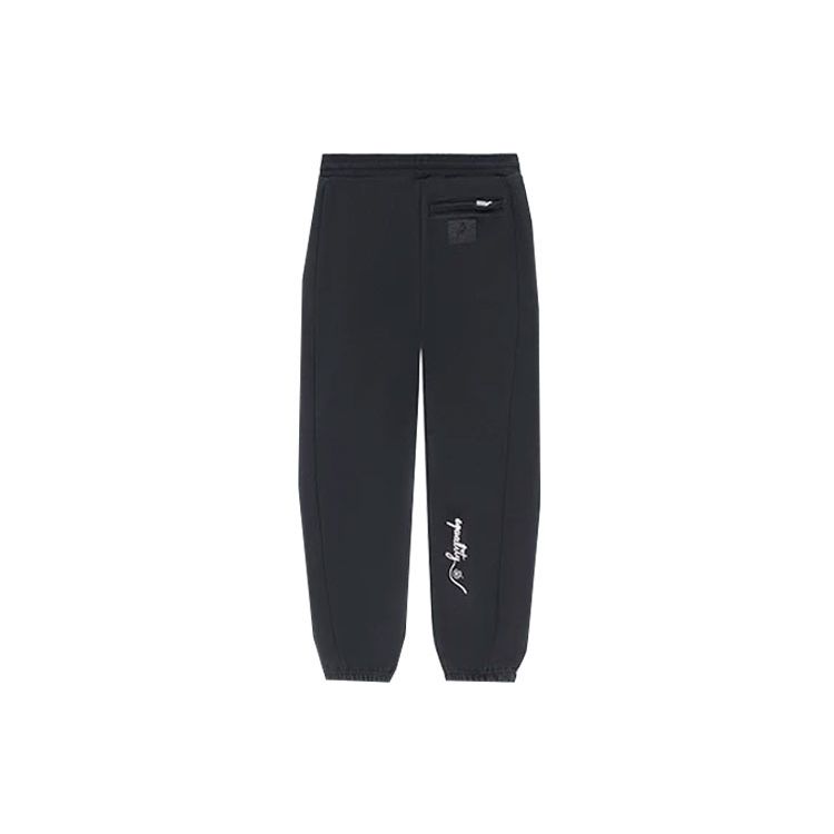 Li Ning X Artist DFT Wade Series Fun Fleece Warm Cuffed Sports Pants Men Pants Black AKLRE61-1