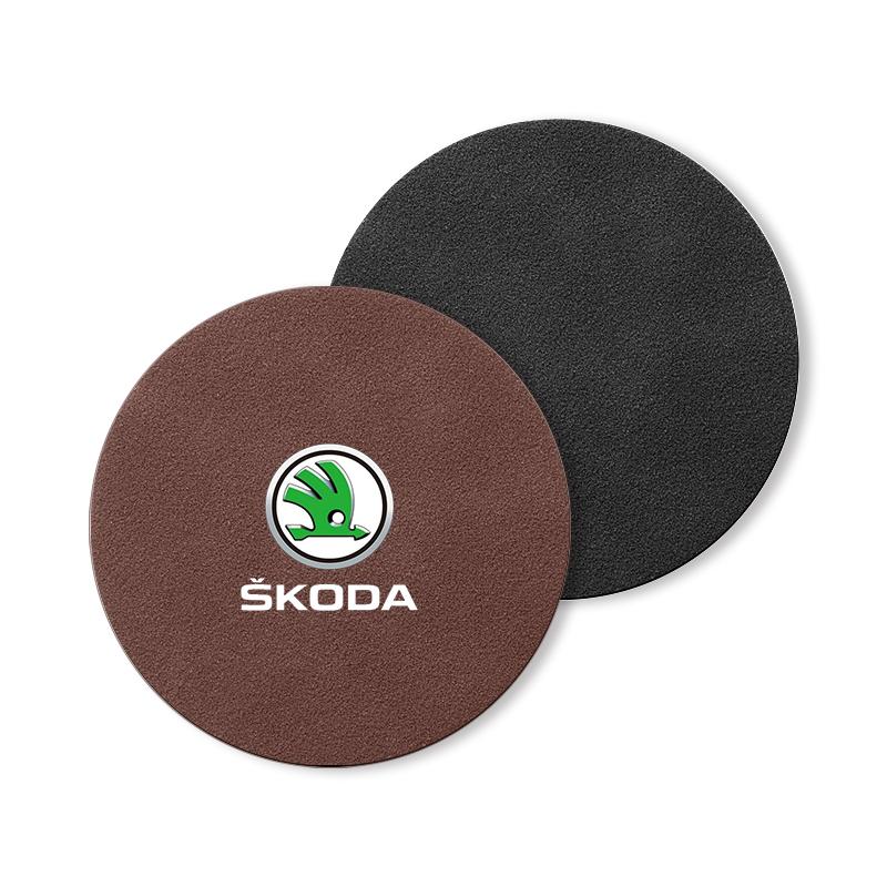 Νέα Υποδοχή Ποτηριού Νεροθήκης Αυτοκινήτου Αντιολισθητικό Πατάκι για Skoda Octavia 1 2 3 A4 A5 MK2 Fabia Kapoq Kodiaq Rapid SCALA