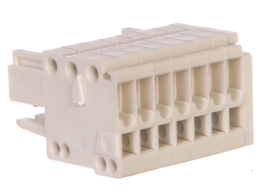 Buchse Mcs-Micro 7-polig Hellgrau Raster 2,5 mm 733-107
