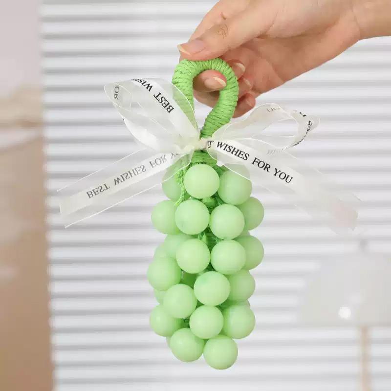 Handgefertigte Traubenduft-Macaron-Seife - Geburtstagsgeschenk & Badezimmerdekoration, Kreativer personalisierter Party-Gastgeschenk-String.