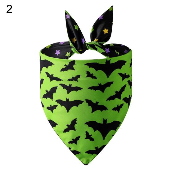 Dog Bandana Dual Side Patterns Washable Delicate Texture Non-Irritation Lint Free Wear Resistant