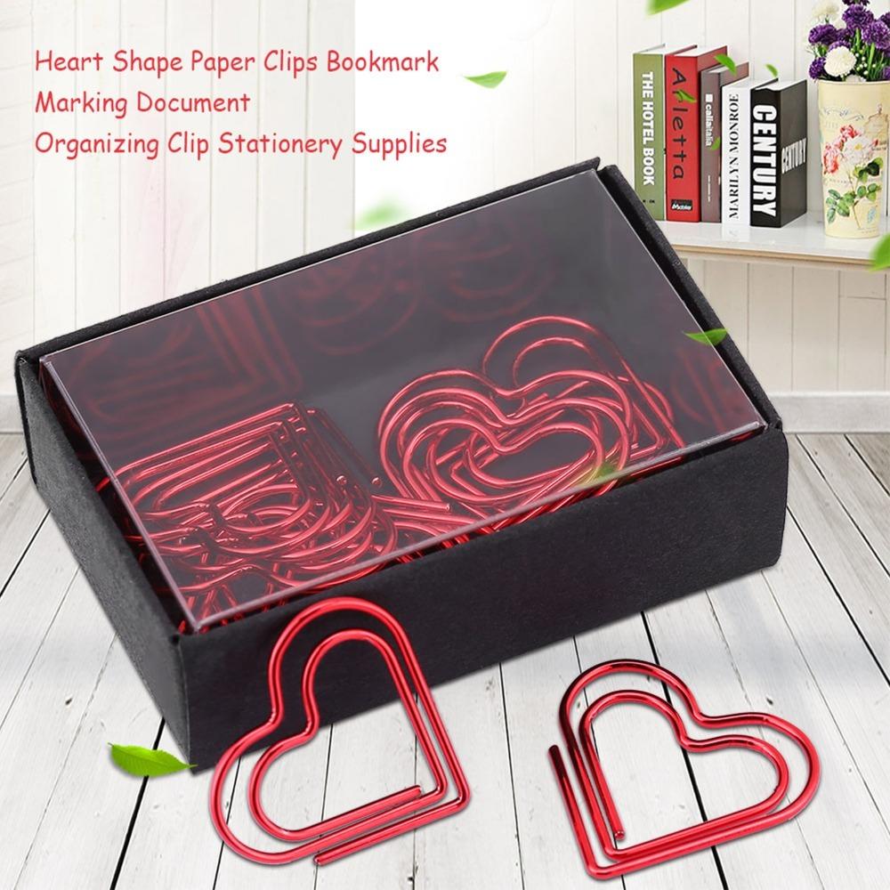 12pcs Stainless Steel Bookmark Clip Plastic Document Organizing Clip Document Organizing