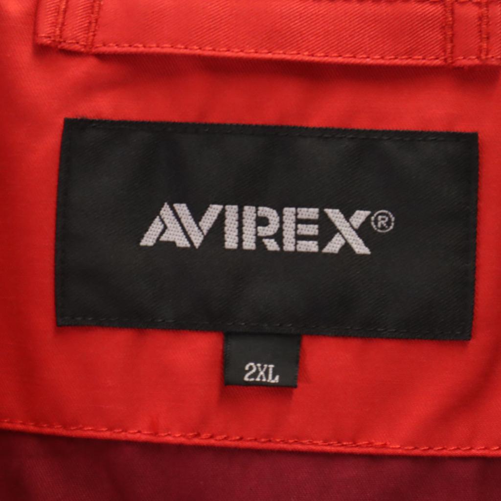AVIREX BLUE ANGELS utility Jacket 2XL Red Biggs Men's Used