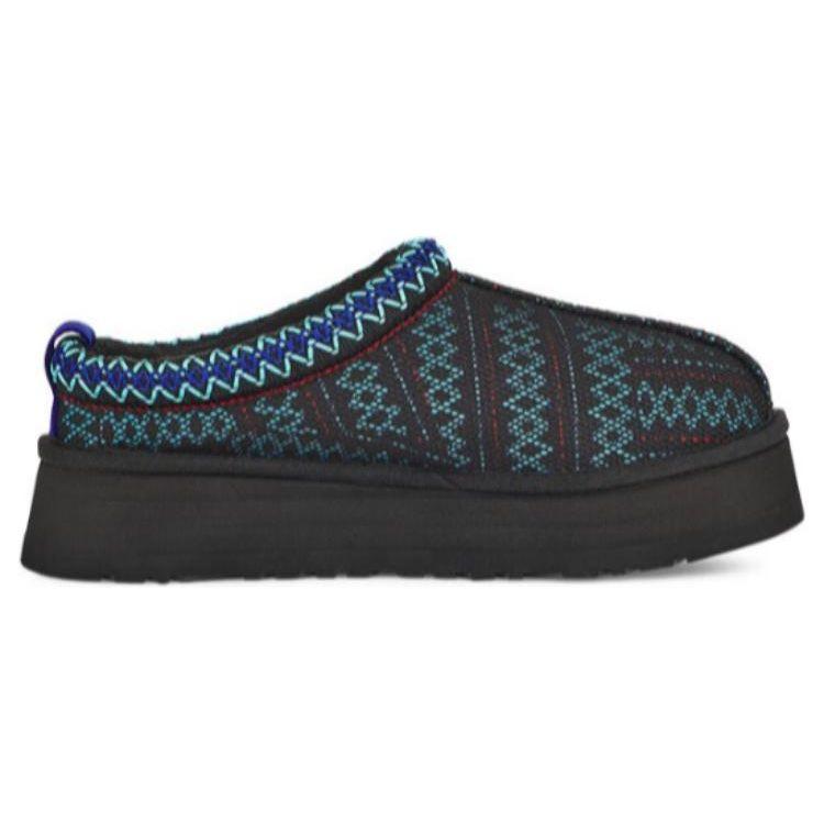 UGG Tazz Maxi Kapcie Tasman Czarne (Kobiety) Damskie sneakersy 1140430-BLK