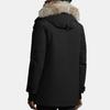 Canada Goose Sherridon Series Black Label Fur Lined Hooded Zipper Mid-Length Work Parka Unisex Outerwear 2073MB-61
