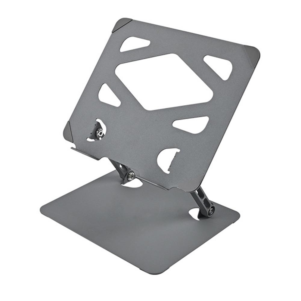 GFS01-T Carbon Steel Laptop Stand Adjustable Height Cooling Bracket for Notebooks Up to 17.3 Inch A