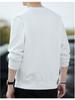 Herren Frühling 2025 Langarm Frottee Strick Sweatshirt Pullover