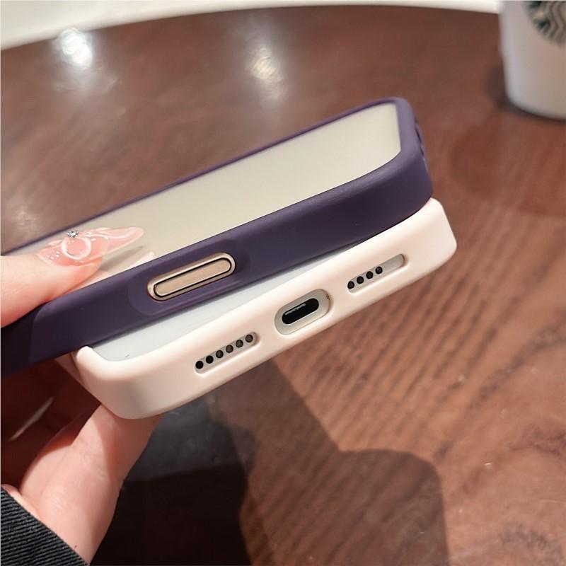 Luxus-Metall-Kamera-Schutzhülle für iPhone 16 15 14 Plus 13 12 11 Pro Max Stoßfest Klarer Hybrid-Stoßfänger Harte Acryl-Abdeckung