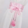 Retro Ethnic Embroidered Hanfu Cincher: Wide Waistband Decorative Dress Accessory