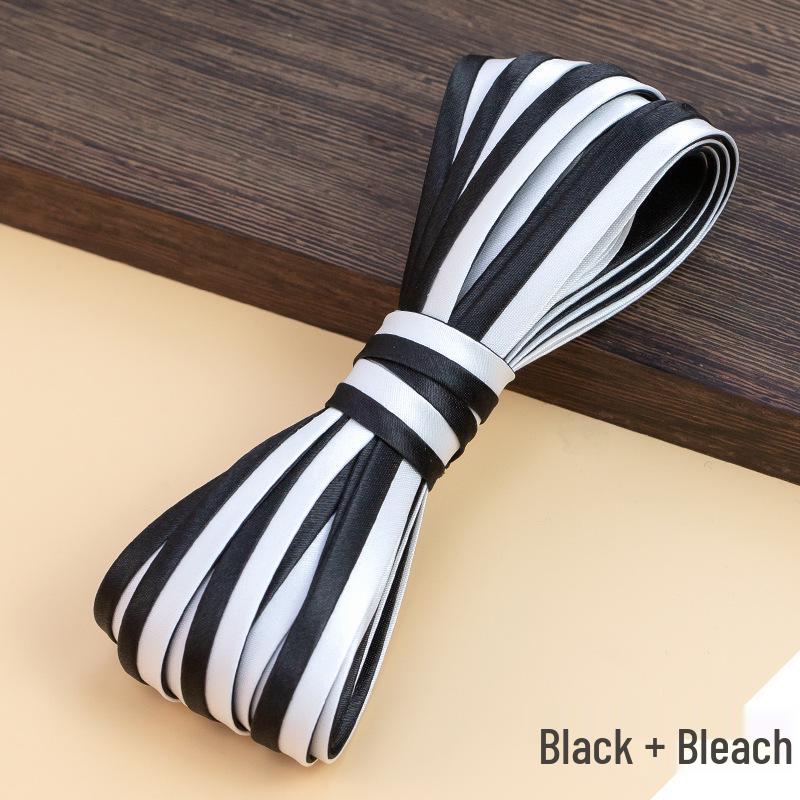 Hengmeihe Cheongsam Saténové lemování - 1 cm Pásky lemování v barvě pro oděvní doplňky