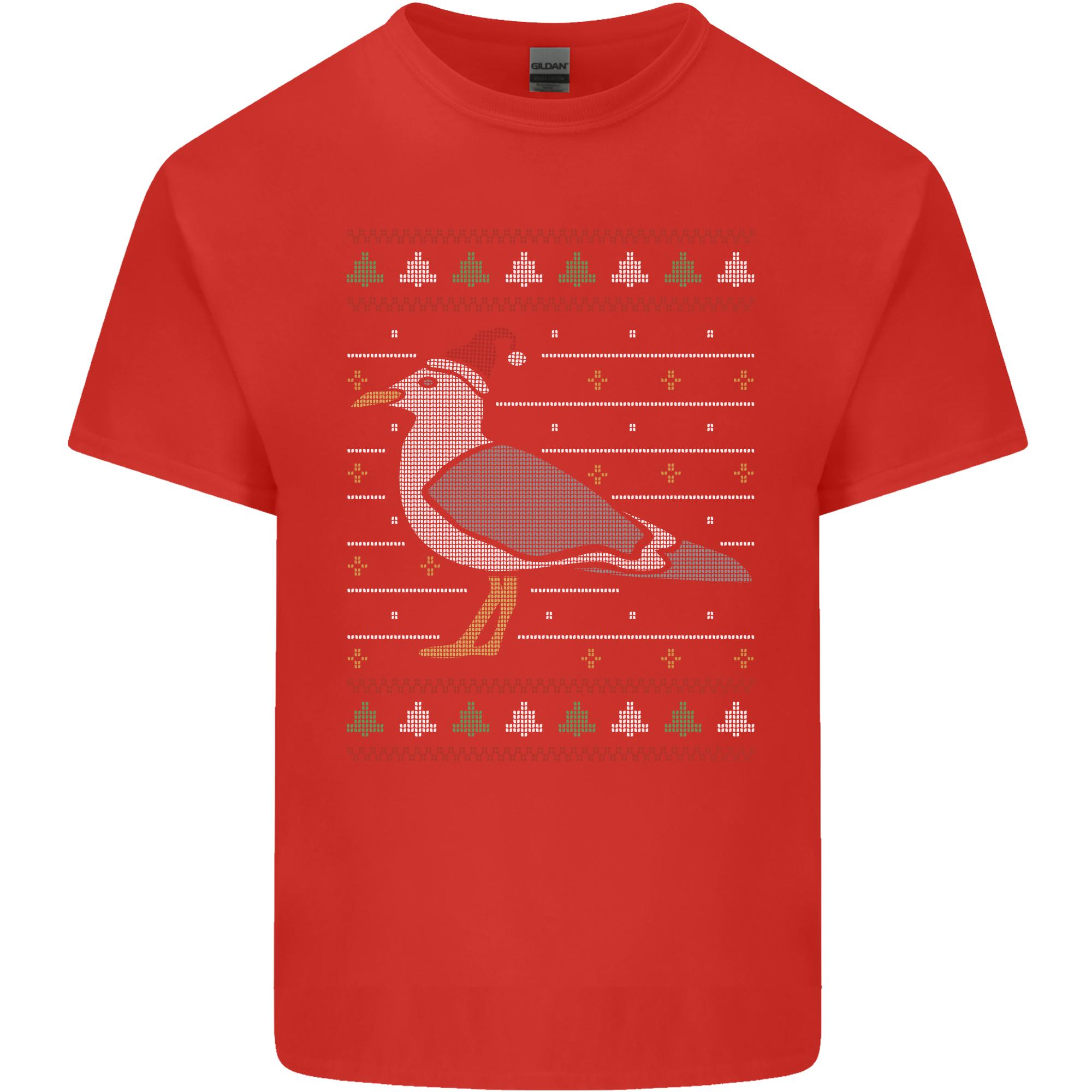 Christmas Seagull Xmas Pigeon Unisexs Light Cotton TShirt S