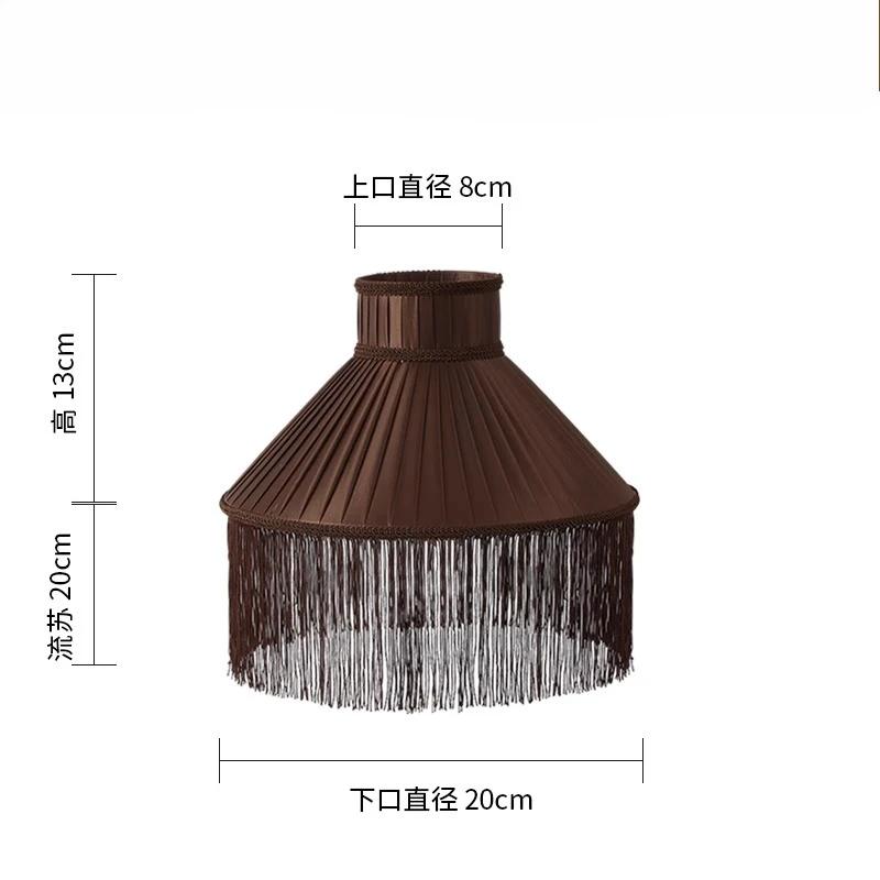 

Minimalist Lampshade E27 Fabric Tassel Lamp Cover Dining Living Room Bedroom Table Lamp Shade Chandelier Floor Lamp Wall