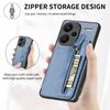 For Xiaomi Redmi Note 13 Pro 5G 4G Case Zipper Wallet Leather Back Cover For Redmi Note 13 Pro Plus Case Note 13 13Pro Funda