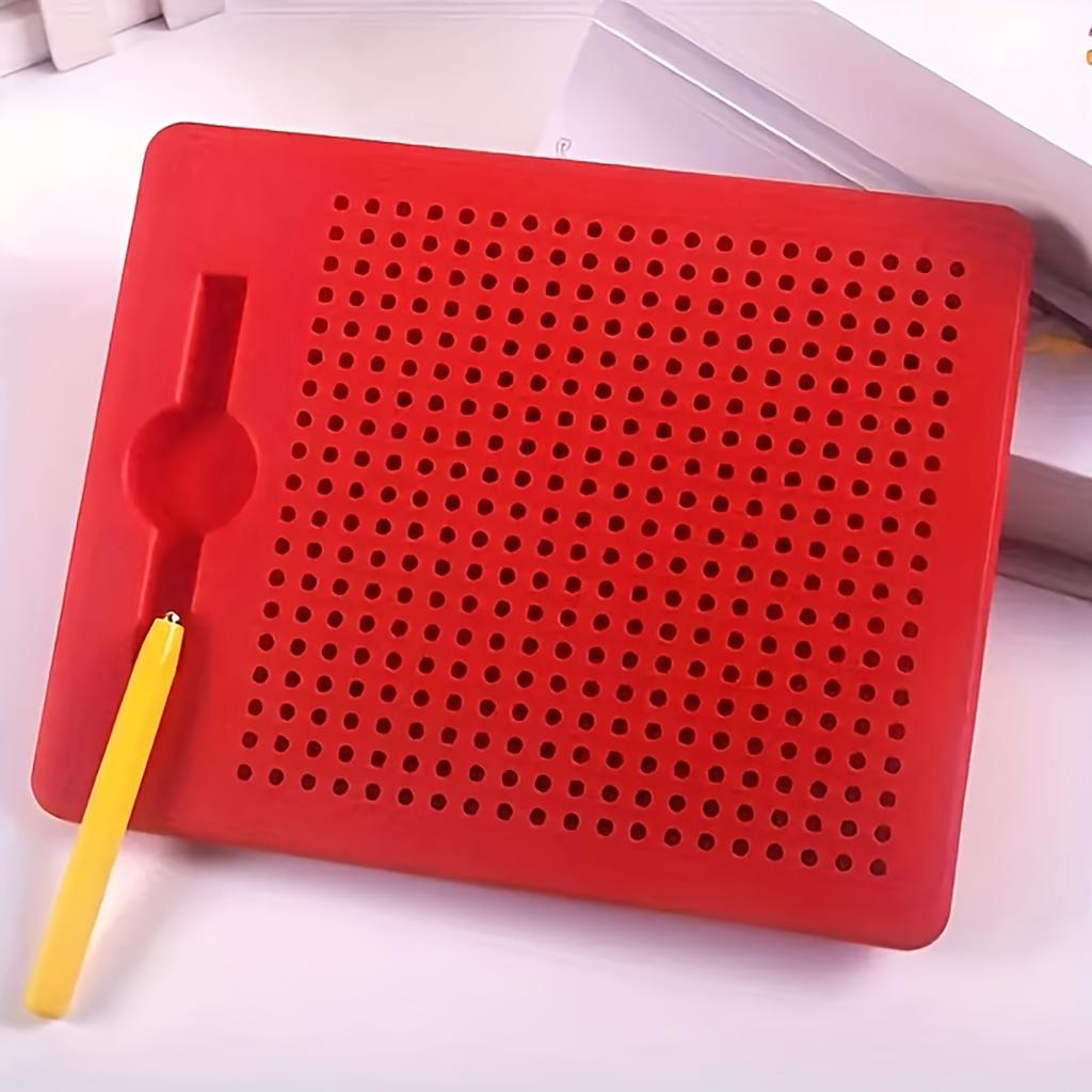 Magnetic Drawing Board Portable Magnetic Drawing Board Ventilation Design, PlastiC Writing Pad With Magnetic Pen Holder For Car Home De-Stress Tool,