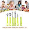 6pcs/set Creative Stainless Steel Apples Corer Fruit Seed Core Remover Slicer Knife Durable Kitchen Gadgets Vegetable Tools