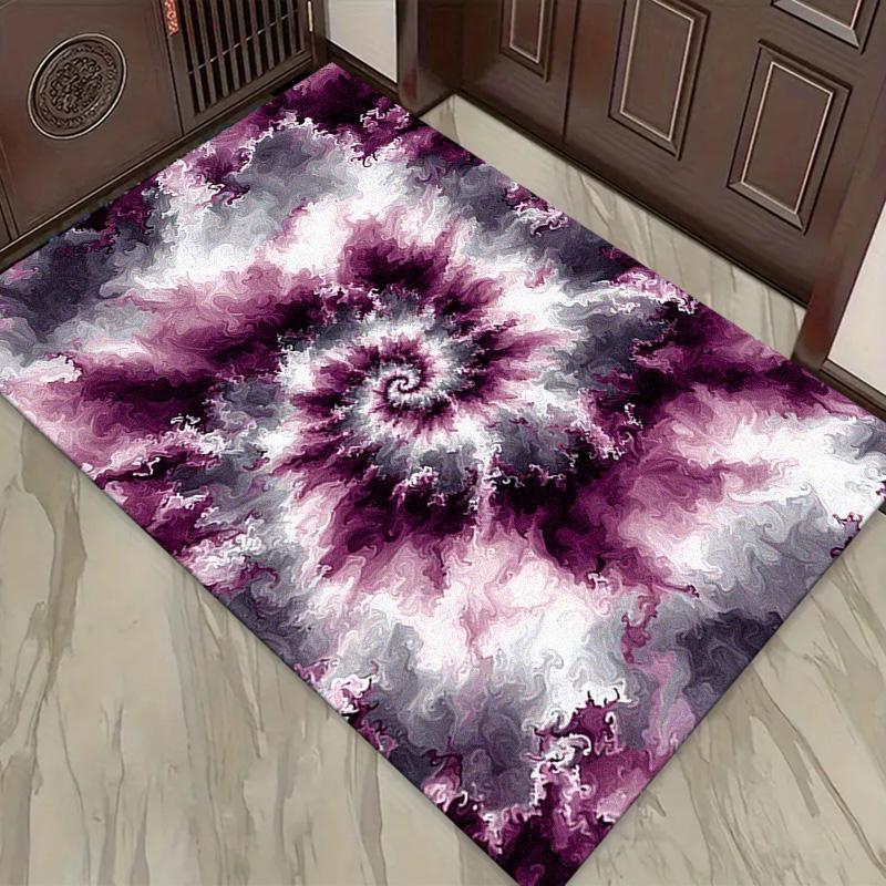 Tie-Dye Carpet Rug for Living Room Bedroom Home Sofa Decoration,Kids Play Non-slip Floor Mat