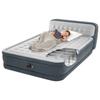 Matelas gonflable - INTEX - Ultra Plush Headboard - 152x203 cm - Pompe électrique - Gris