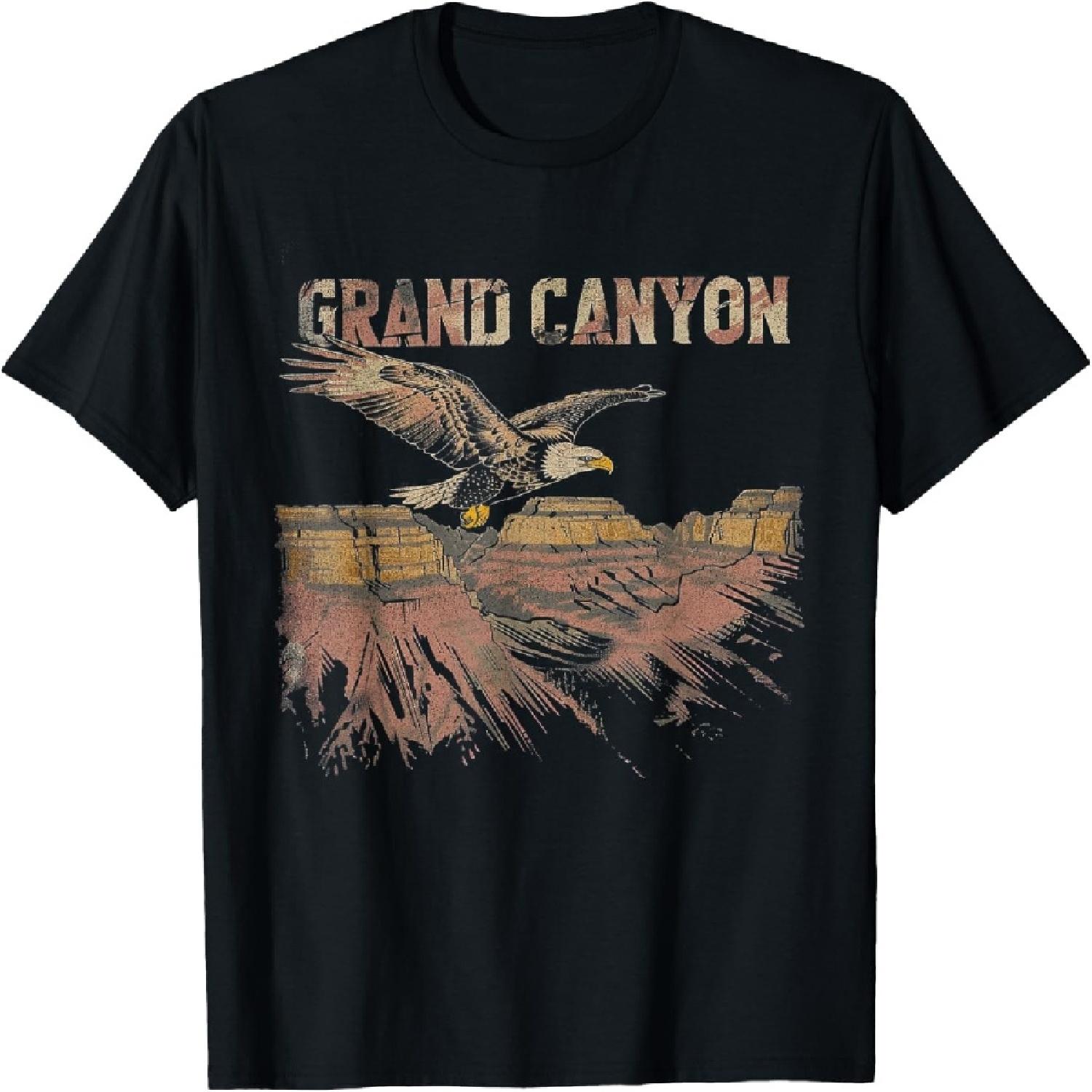 

Grand Canyon - US National Park Vintage Men Women Kids Retro T-Shirt(11) XXXXXL різнокольоровий
