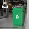 Large Capacity Commercial & Home Trash Can with Lid