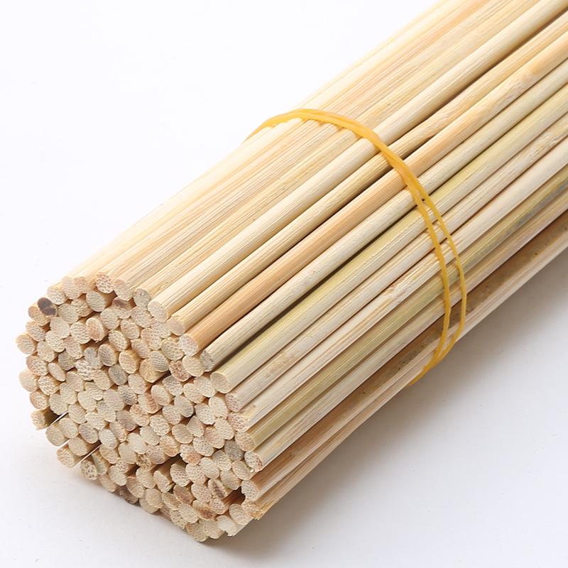 Bamboo Skewers for Grilling: 3.5mm Thick, 25/30/35/40cm Lengths - Ideal for Lamb, Squid, Gluten, and Chuan Chuan Xiang Skewers