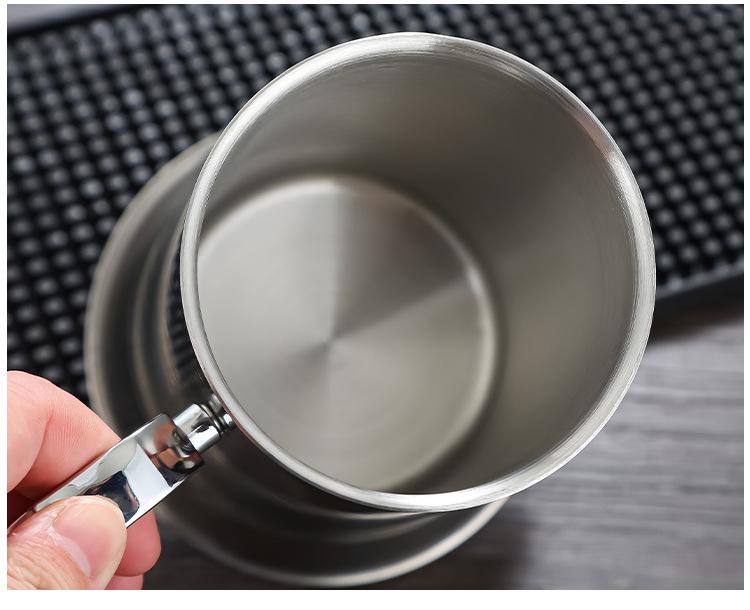 304 Stainless Steel Flame Cocktail Shaker & Beer Mug
