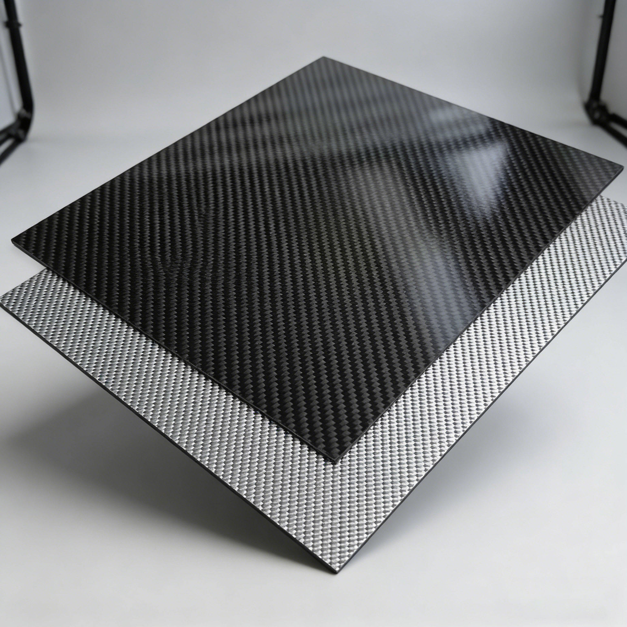 High Modulus 3K Twill Matte Sheet for Sport Rod Production Durable Corrosion Resistant Carbon Fiber Plate 500X500mm, 3K thickness of 1mm