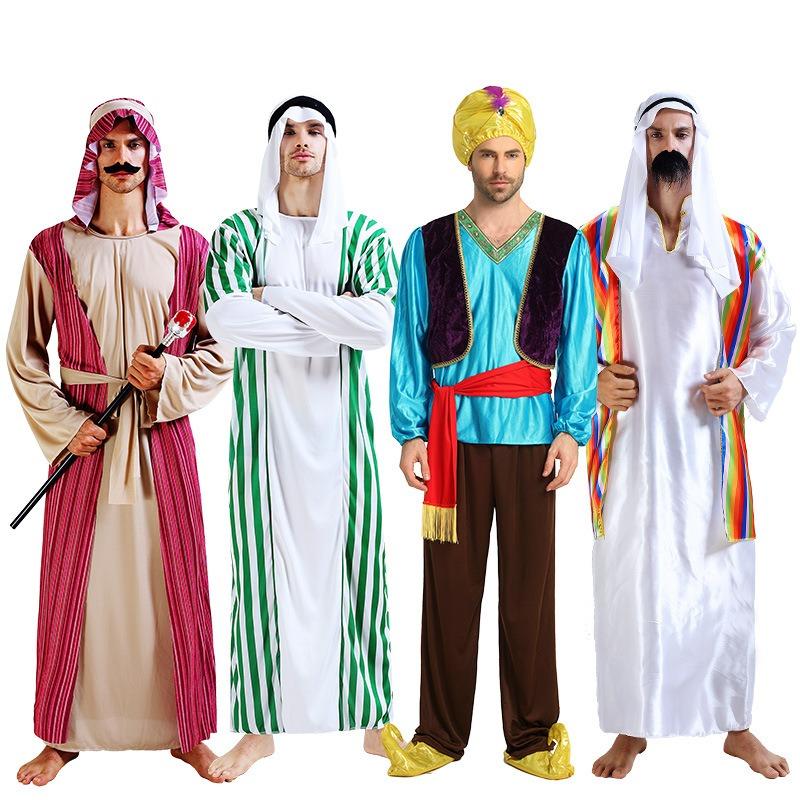 Arabian Clothing Adult Men's and Women's Dubai Middle East Local Clothing UAE Shepherd Clothing