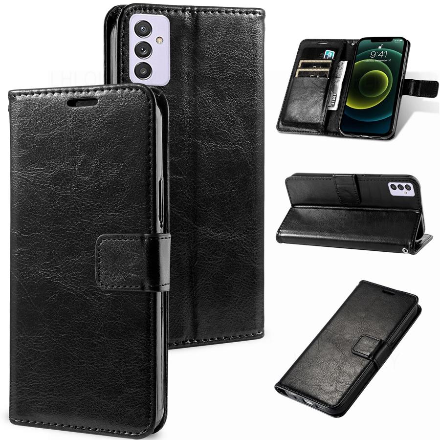 Leder Flip Schutzhülle für Samsung Galaxy A15 A25 A35 A55 A04 A14 A24 A34 A54 M14 M54 5G M15 A04E A05 S23 FE S24 Brieftaschenhülle