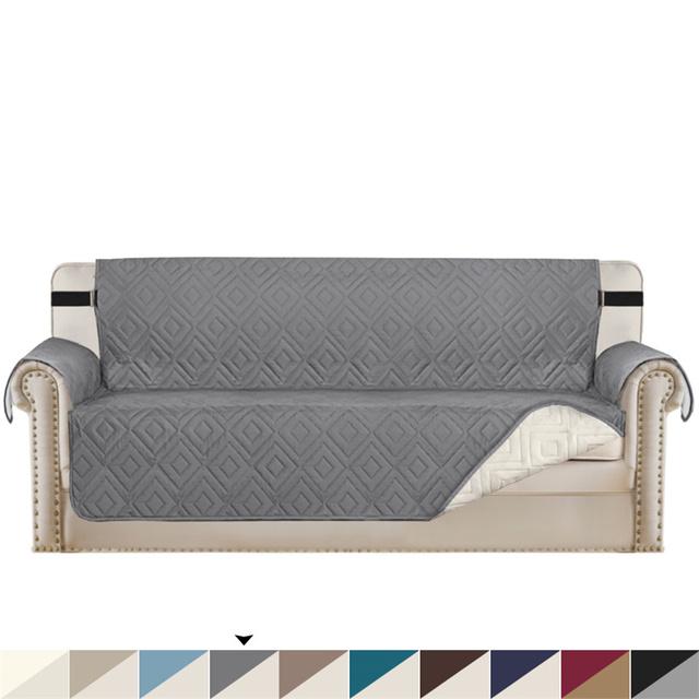 Quilted Anti -Wear Sofa Covers For Pet Dog Kid Sofa Mat Water Repellent Recliner Slipcovers Furniture Protector