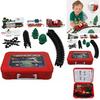 Vibrant Electric Led Musical Train And Track Set For Kids Christmas Gift Home Decor