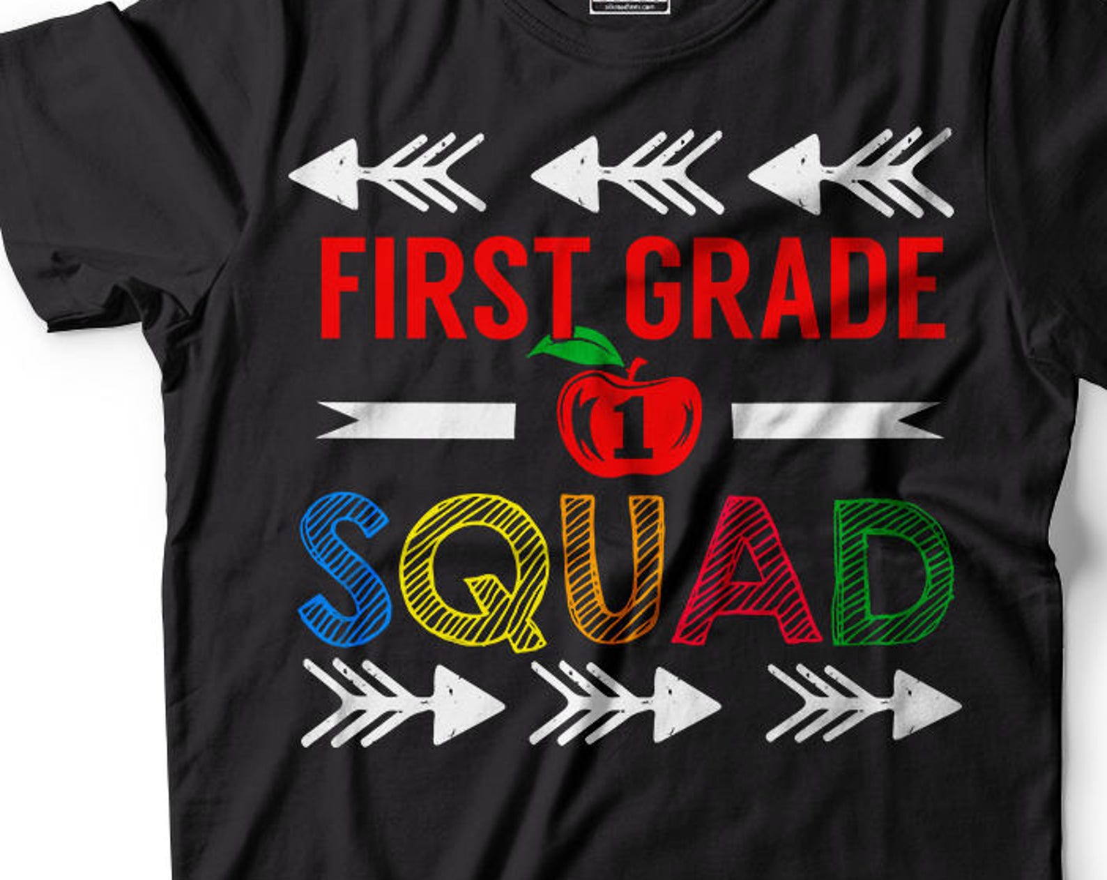 First Grade Squad T-Shirt - Back To School Teacher Tee 2XL