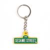 Sesame New Street Anime Pvc Cars Keychain Pendant For Men And Women'S Universal Decorative Products Accessory Birthday Gift