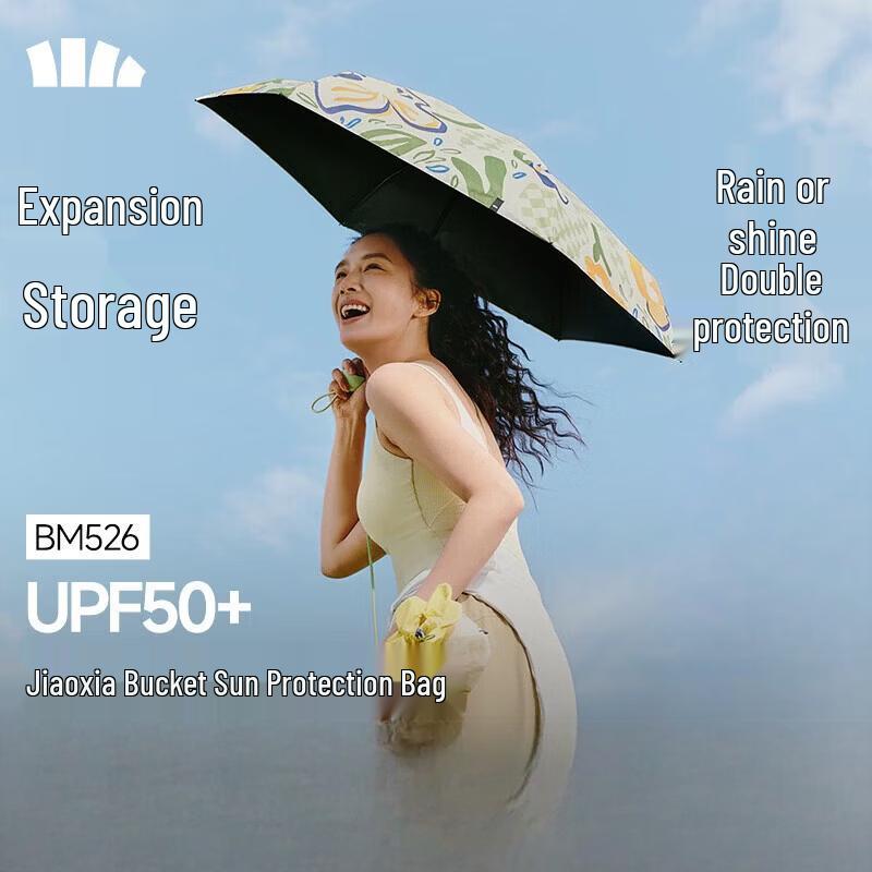 Beneunder UV Protection Five-Fold Sun & Rain Umbrella
