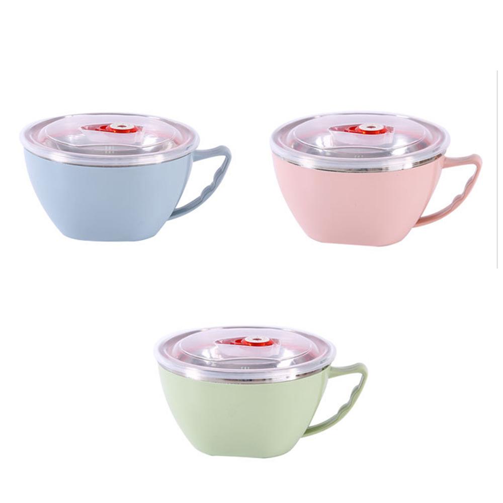 Anti-Scald Instants Noodle Bowl With Lid Multi-Purpose Food Container For Home Kitchen