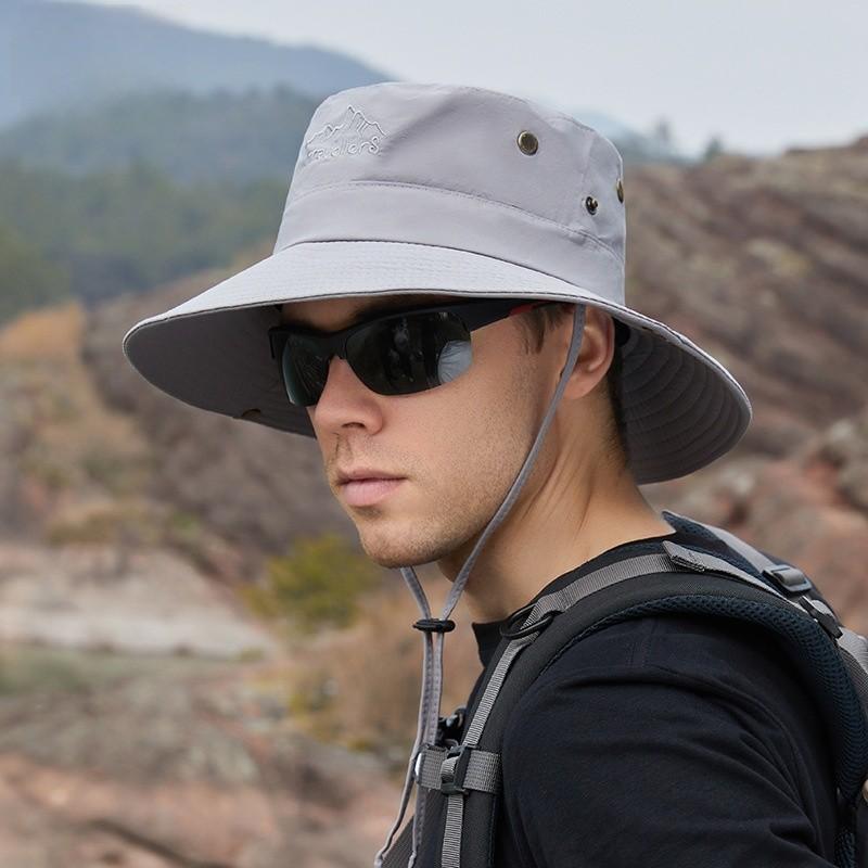 Summer Sun Protection Fisherman Hat With Wide Brim For Outdoor Fishing And Hiking