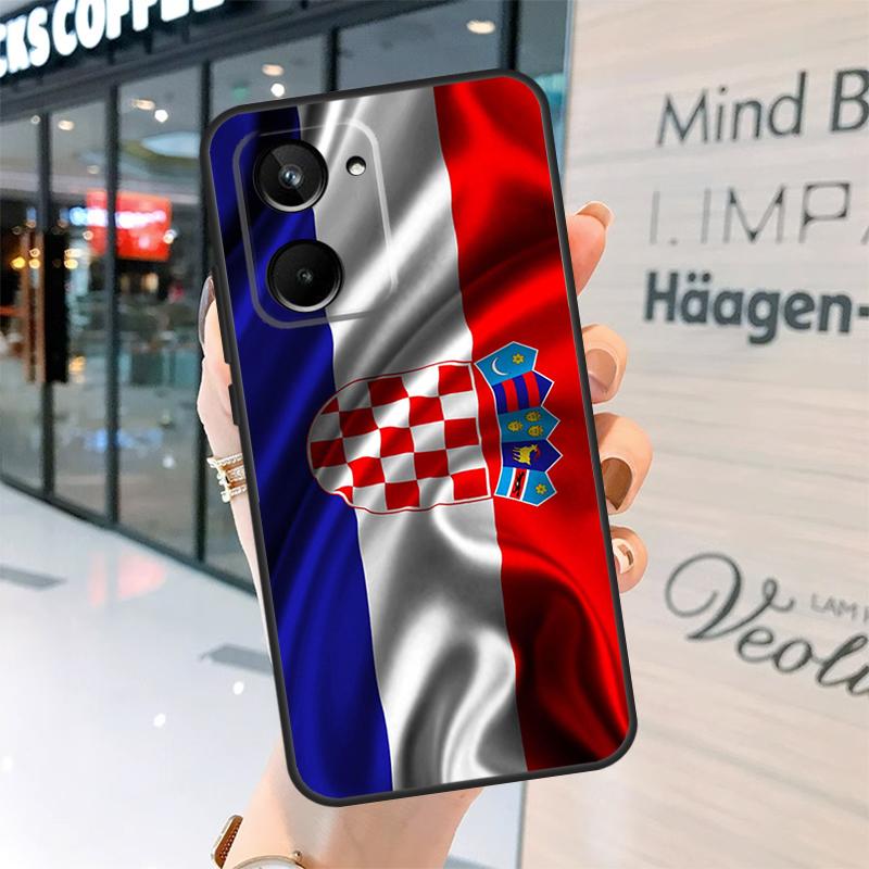 

Croatia Flag Case For Realme 15 Pro 12 11 13 14 Pro Plus GT6 GT7 C55 C51 C53 C25 C63 C61 C65 C67 C71 C75 Realme 14 Pro Plus